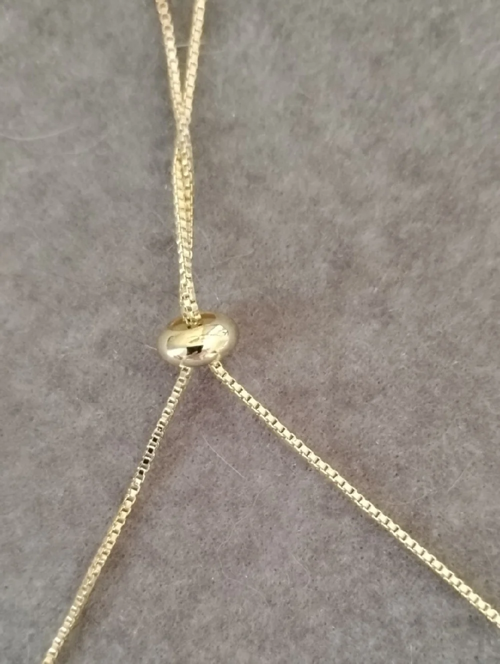 Hand Crafted Gold Cross Bolo Adjustable Style Bracelet - Picture 4 of 5